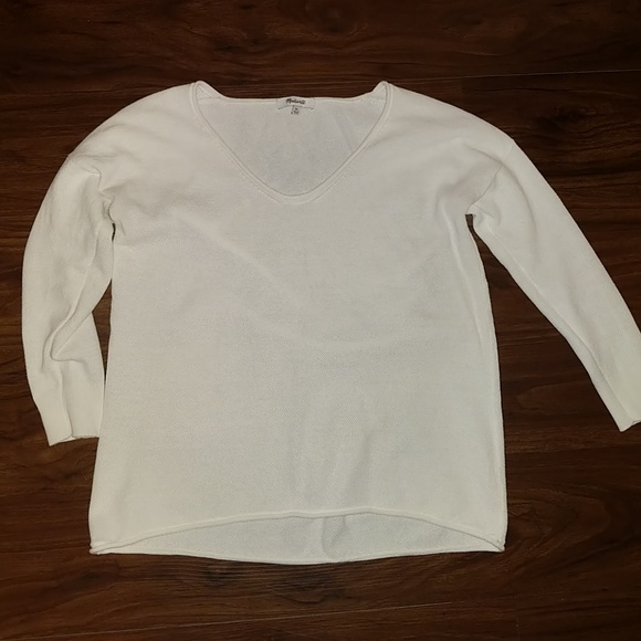 Cream Madewell V-Neck - Picture 1 of 2